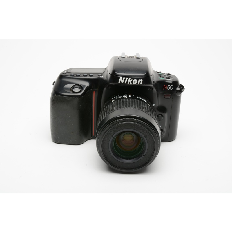 Nikon N50 QD 35mm SLR w/AF 35-80mm f4-5.6D zoom, cap, UV, strap, tested