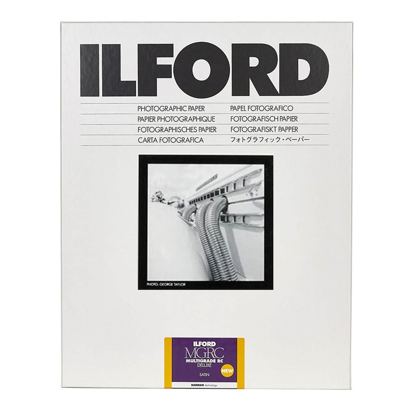 Papel Ilford Multigrado RC Deluxe Satn 8×10″ 25 Hojas