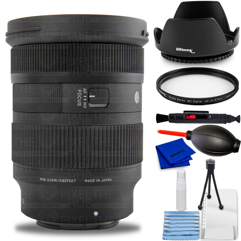 Sigma 16-28mm f/2.8 DG DN Contemporary Lens (Sony E) 206965 – 7PC Accessory Kit