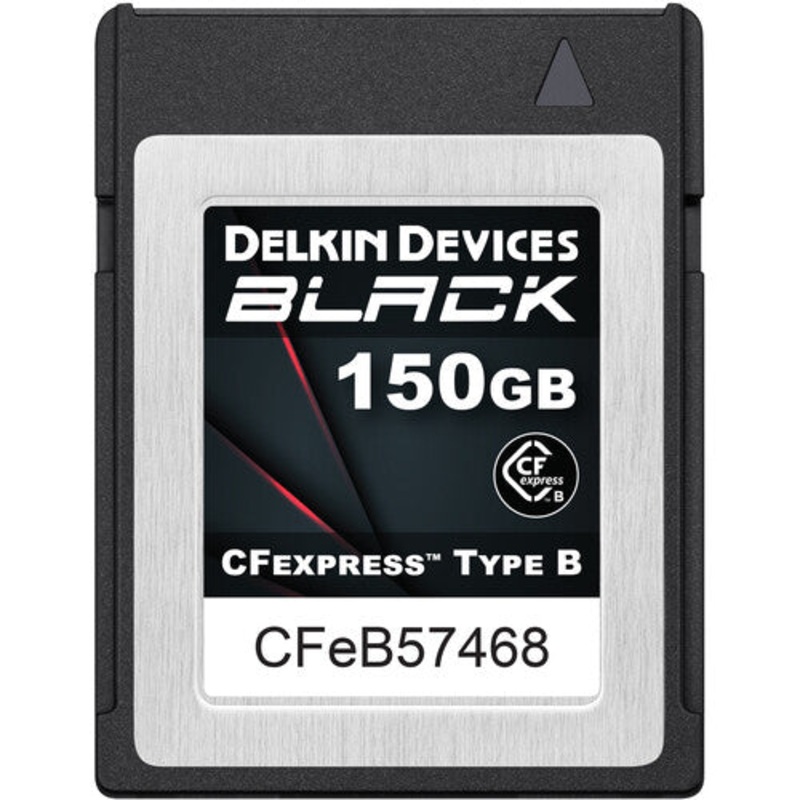 Delkin Devices 150GB BLACK CFexpress Type B Memory Card 1725 MB/s