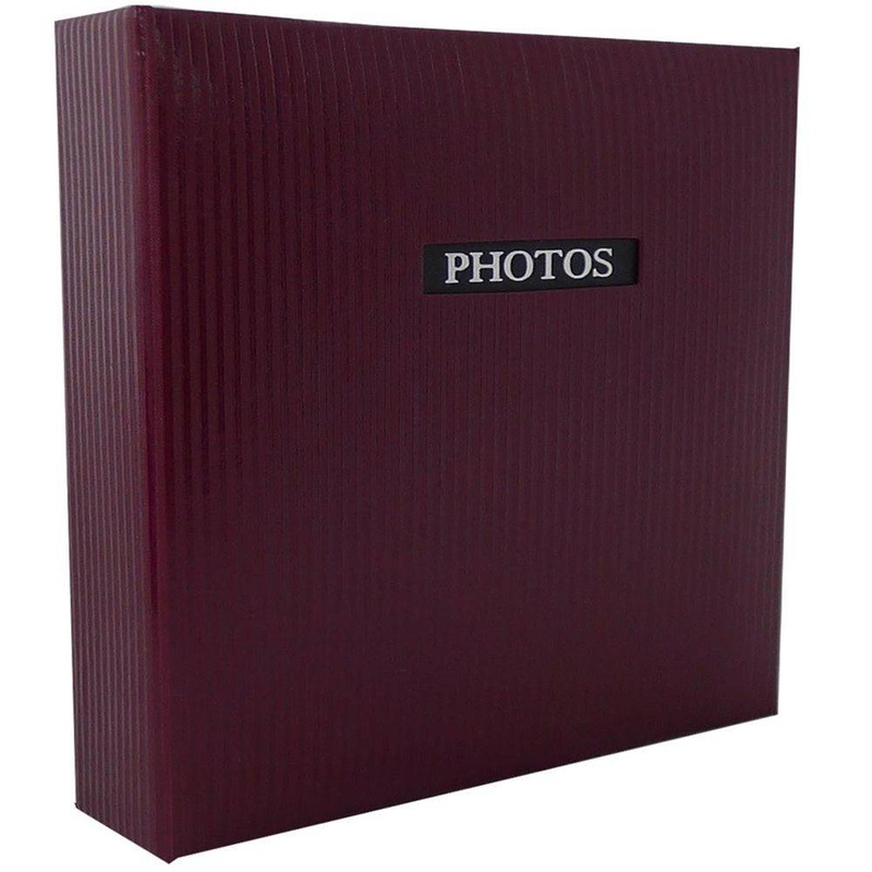 Elegance Red Traditional Photo Album – 50 Sides Overall Size 12.5×11.5″