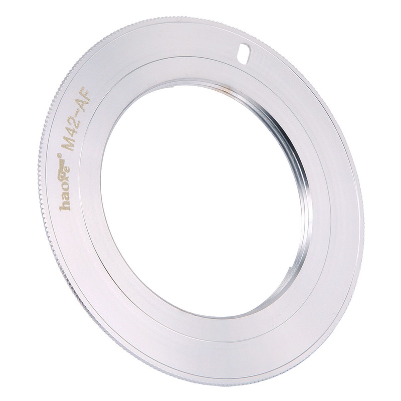 “Haoge Manual Lens Mount Adapter for M42 42mm Screw mount Lens to Sony Alpha A-mount Camera such as A99 , A99 II , A77 , A77II , A65 , A68 , A55 , A57 , A58 , A33 , A35 , A37 , A900 , A850 , A550 “