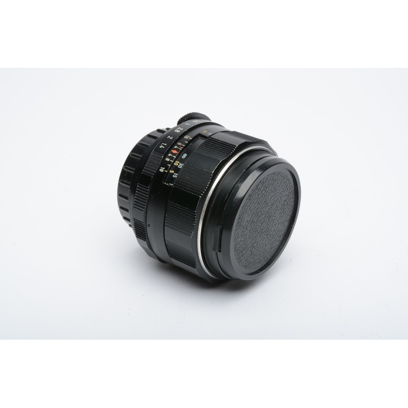 Pentax Takumar Super Multi Coated 50mm f1.4 M42 mount lens, caps, sharp!