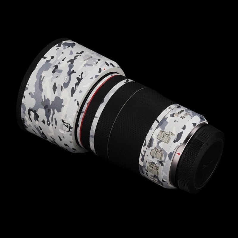 CANON RF 70-200mm F4 L IS USM Lens Skin Obsidian White