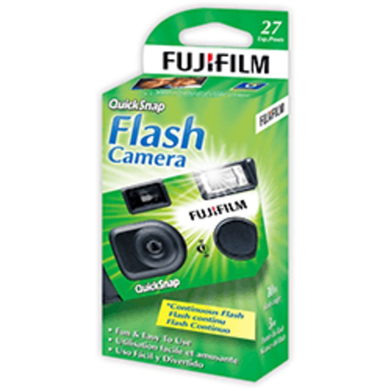 Fujifilm QuickSnap Flash 400 35mm One-Time-Use Camera – 27 Exposures