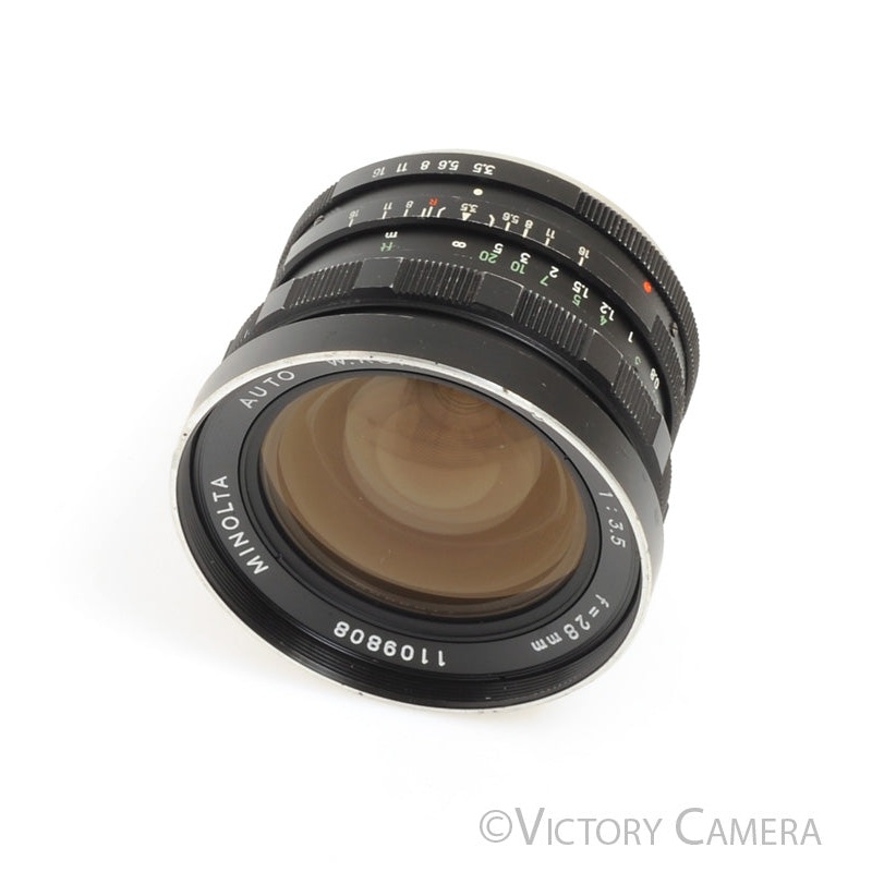 Minolta W.Rokkor SG 28mm f3.5 Manual Focus Wide Angle Prime Lens [GOOD]