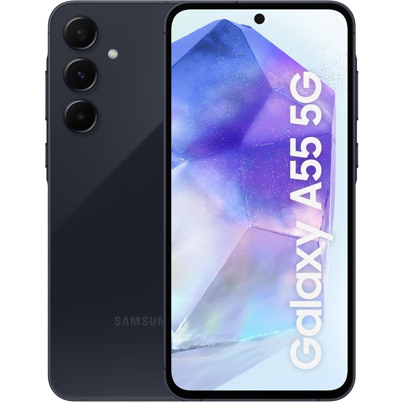 Samsung Galaxy A55 (A556E DS) (256GB+12GB, Awesome Navy) New with full warranty 8806095637525 0