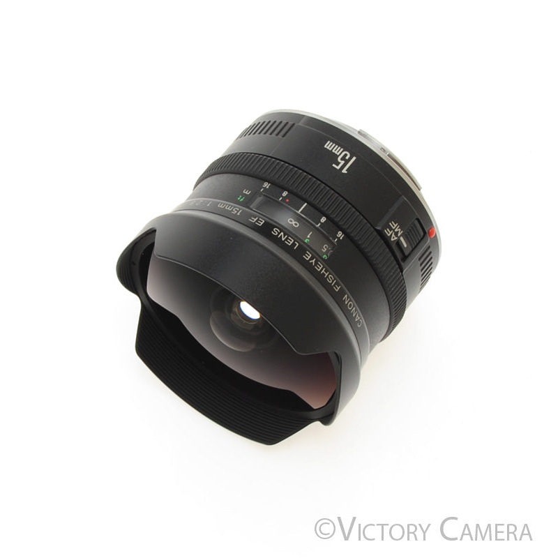 Canon EF 15mm f2.8 Fisheye Wide Angle Prime Lens [EXC+]