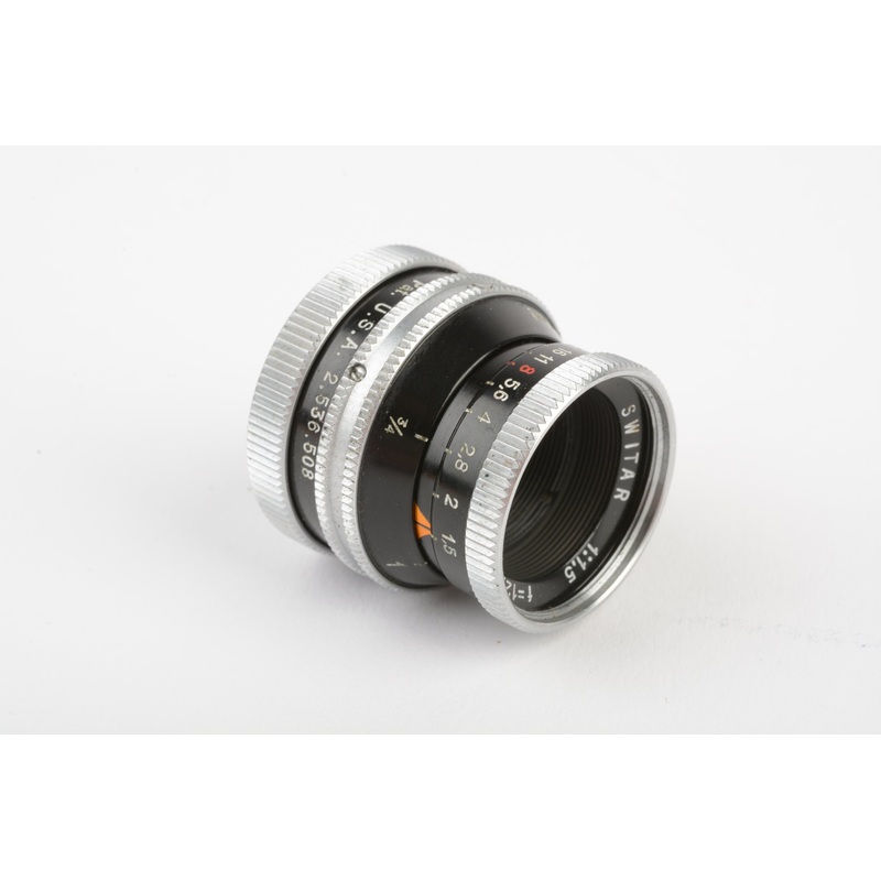 Kern-Paillard Switar 12.5mm f1.5 AR – D Mount lens, Very clean