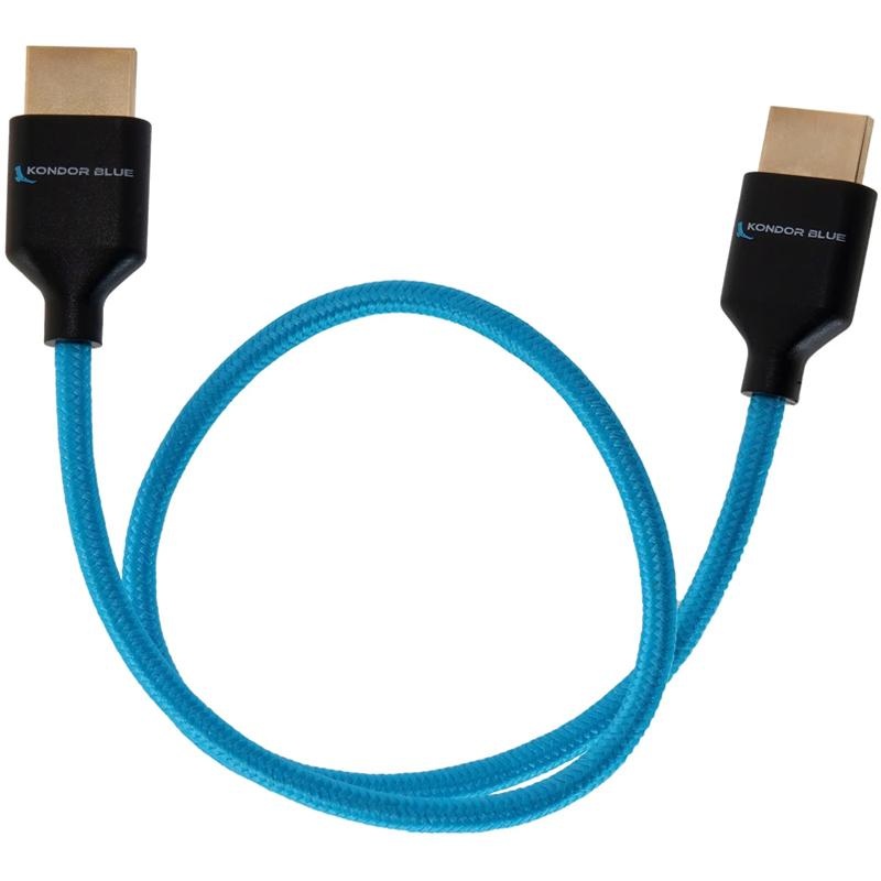 Kondor Blue 8K HDMI 2.1 17-inch Braided Cable For On-Camera Monitors – KONHDMI21