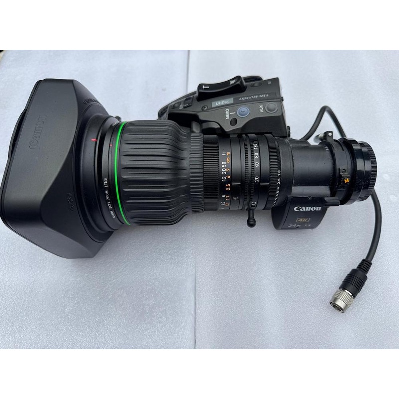 USED Canon CJ24ex7.5B IASE S 2/3 7.5-180mm 4K Broadcast Zoom Lens – IN EXCELLENT CONDITION