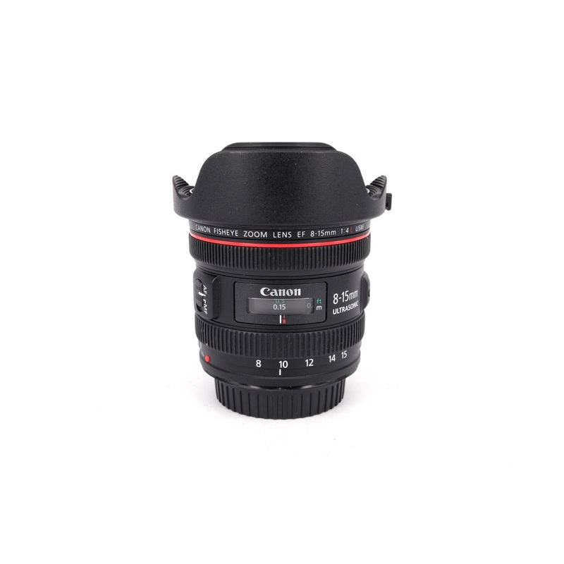 Used Canon EF 8-15mm f/4L USM Fisheye Lens