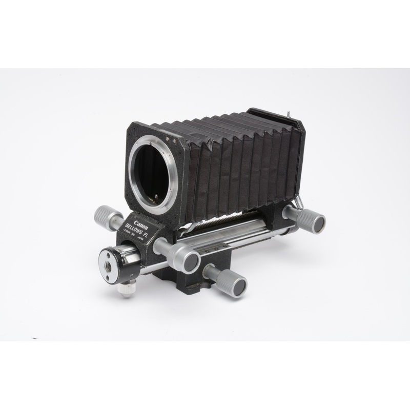 Canon Bellows FL w/Tripod Mount, manual and scales, Nice!