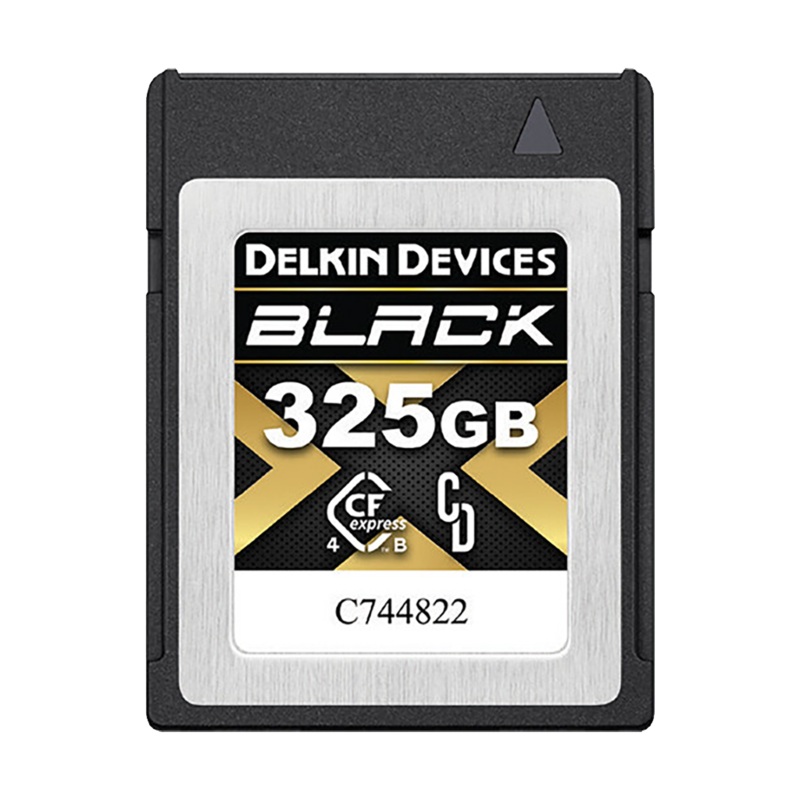 Delkin Devices 325GB BLACK 4.0 CFexpress Type B Memory Card