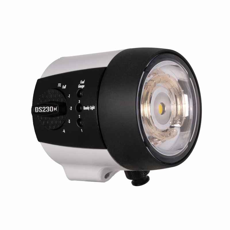 Ikelite DS230 Strobe Front with Video Light