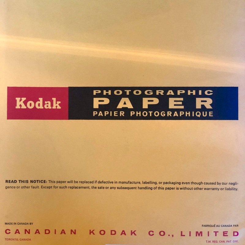 Kodak Double Weight Medalist G-2 11×14 (expired March 1976)