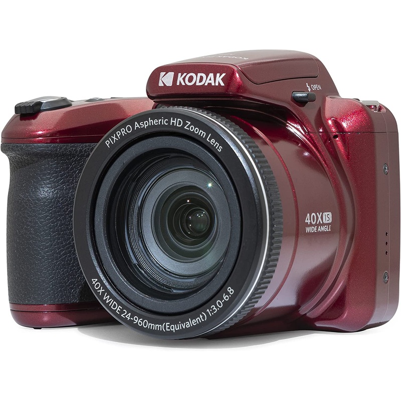 KODAK PIXPRO AZ405 DIGITAL BRIDGE CAMERA (RED)