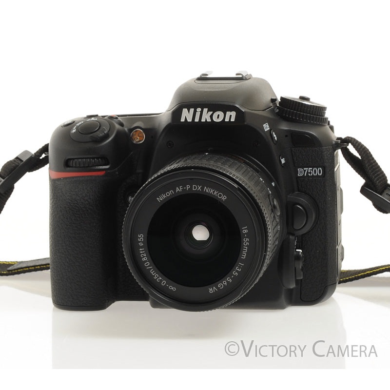 Nikon D7500 20.9MP DX DSLR Nikon D7500 Camera w/ 18-55mm (~2300 Shots) [MINT-]