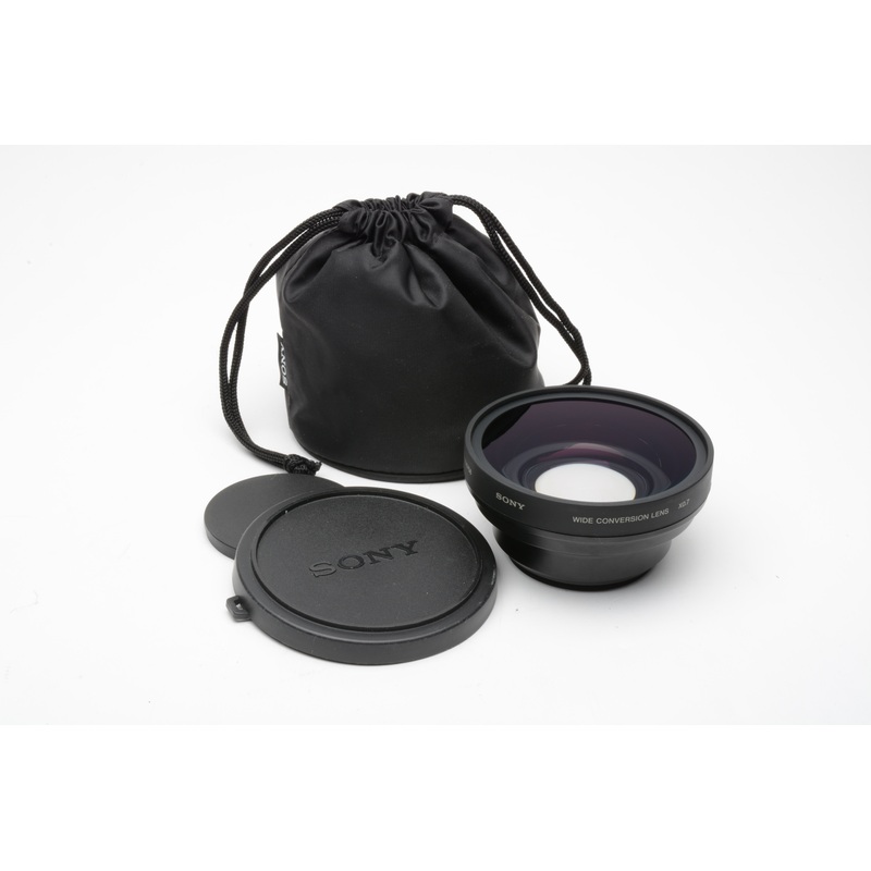 Sony VCL-HG0758 X0.7 58mm High Grade Wide Angle Conversion Lens, pouch+caps