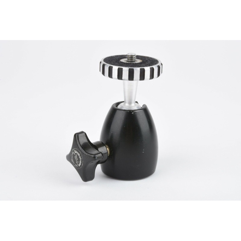 Stroboframe 320-010 Ball Head, Nice & Clean, 3″ Tall, ~1.25″ Base