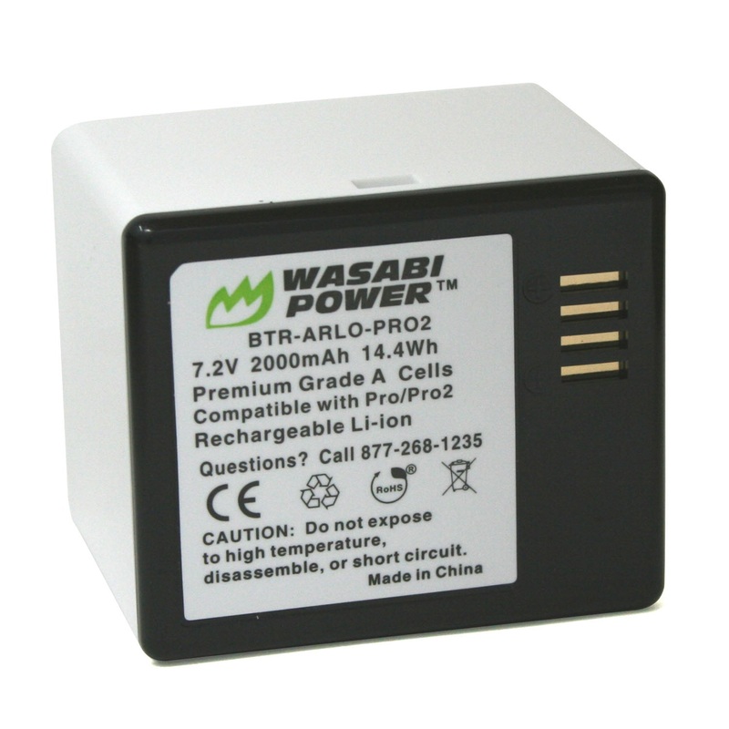 Arlo Pro, Pro 2 (A-1B, VMA4400) Battery by Wasabi Power