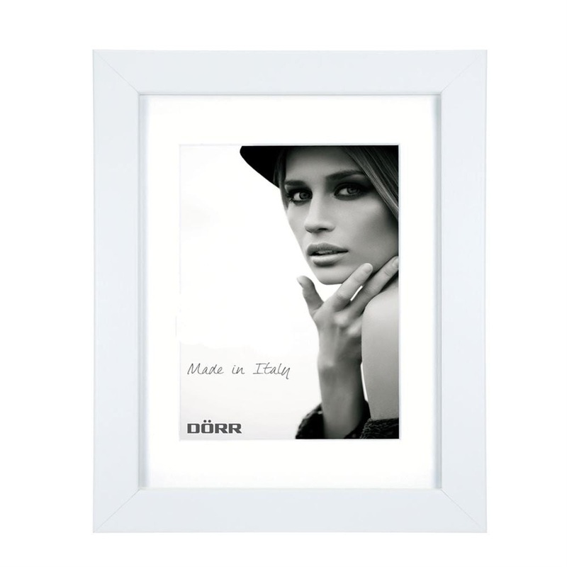 Dorr Bloc White 12×8 inch Wood Photo Frame with an 8×6 inch insert