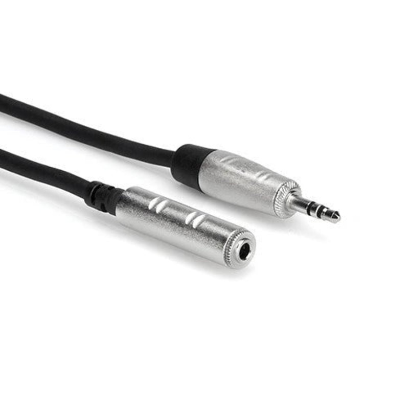 Hosa Technology REAN 3.5mm TRS Male to 3.5mm TRS Female Pro Headphone Extension Cable (10)