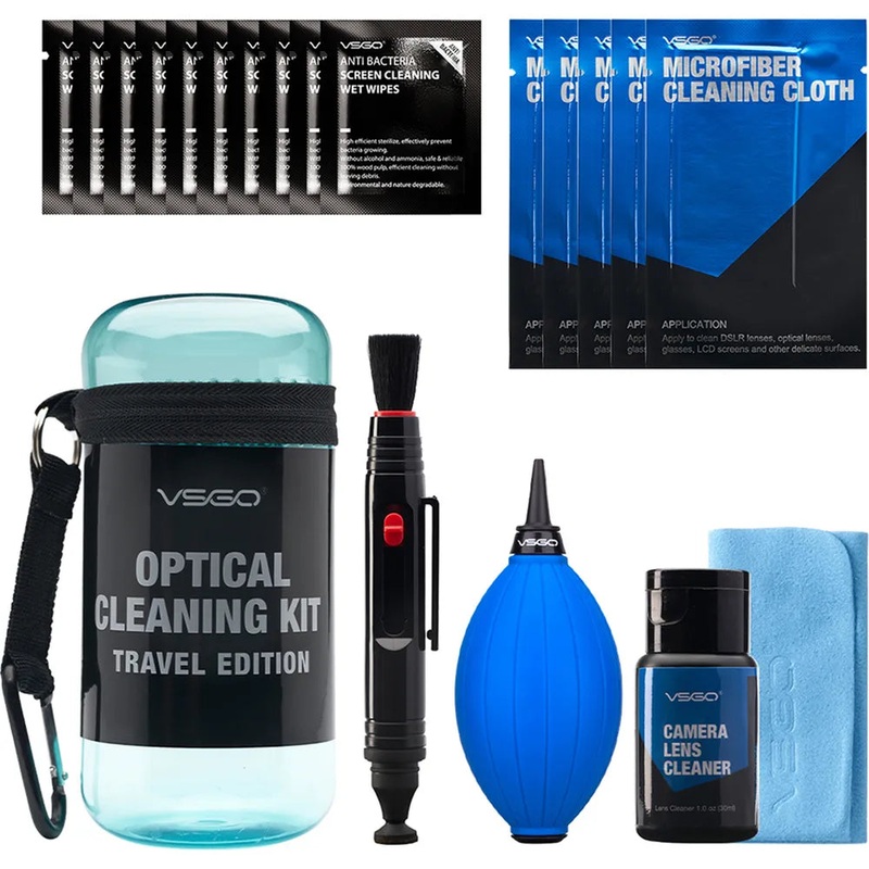VSGO Optical Cleaning Kit Travel Edition – Blue