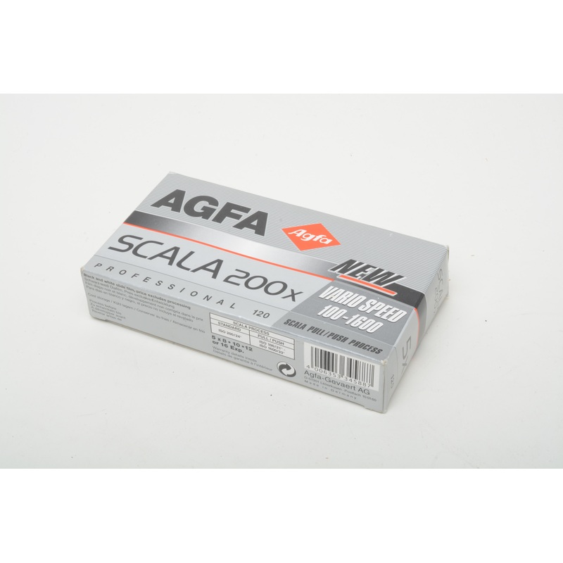 5X (ProPack) Agfa Scala 200x Pro 120 B&W 200ASA film Exp. 01/2001