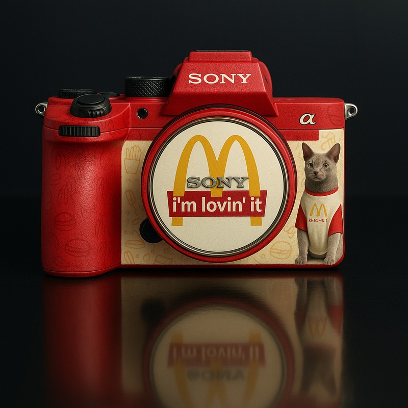 Fast Food Kitty Camera Skin – Fits Most Models