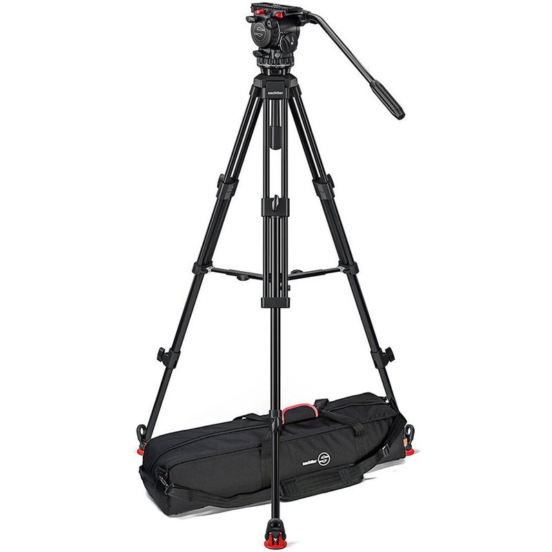 Sachtler System FSB 8 Mk II Sideload with Tripod 75/2 AL Mid-Level Spreader and Bag – 0773AM