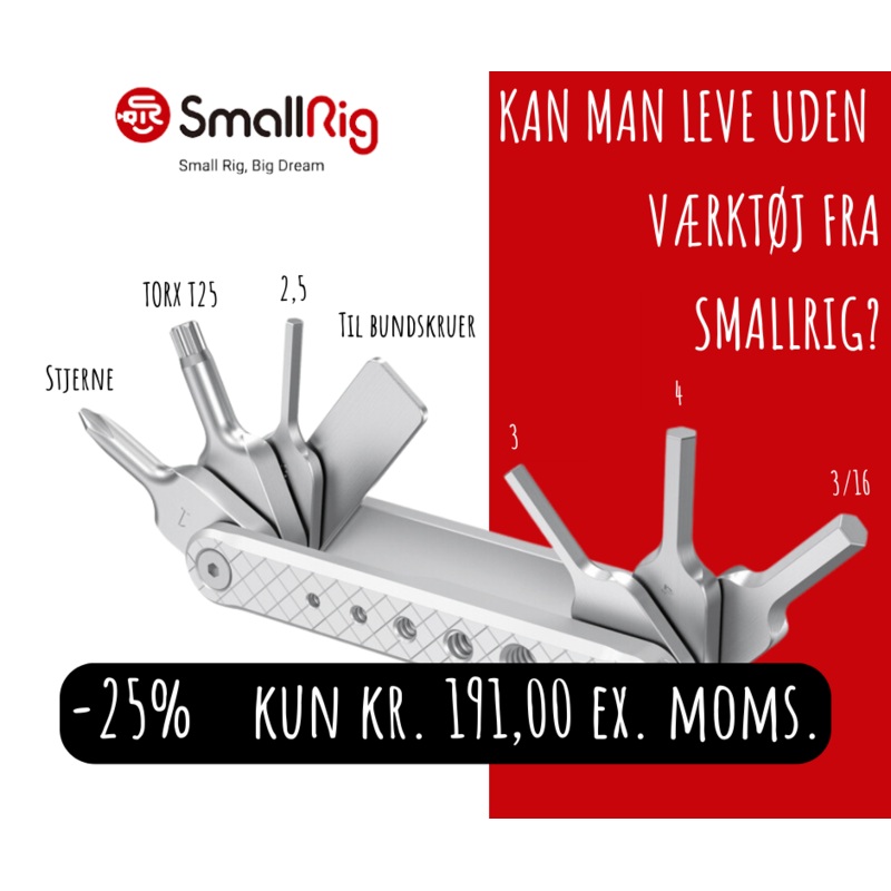 SMALLRIG 2213 FOLDABLE MULTI-TOOL KIT
