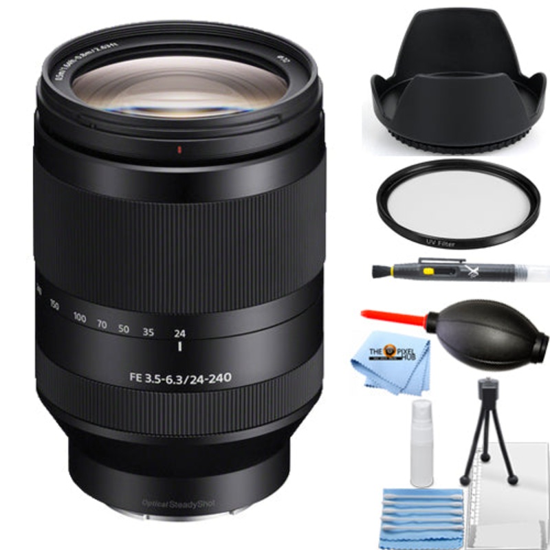 Sony FE 24-240mm f/3.5-6.3 OSS Lens SEL24240 – Essential UV Filter Bundle