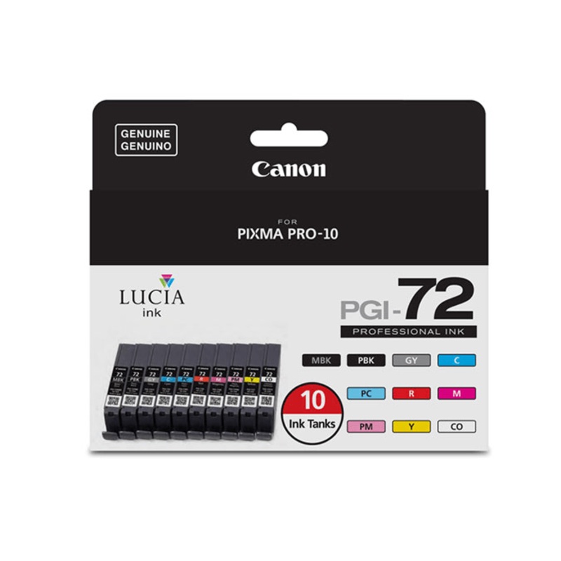 Canon PGI-72 Ink – 10 Color Value Pack
