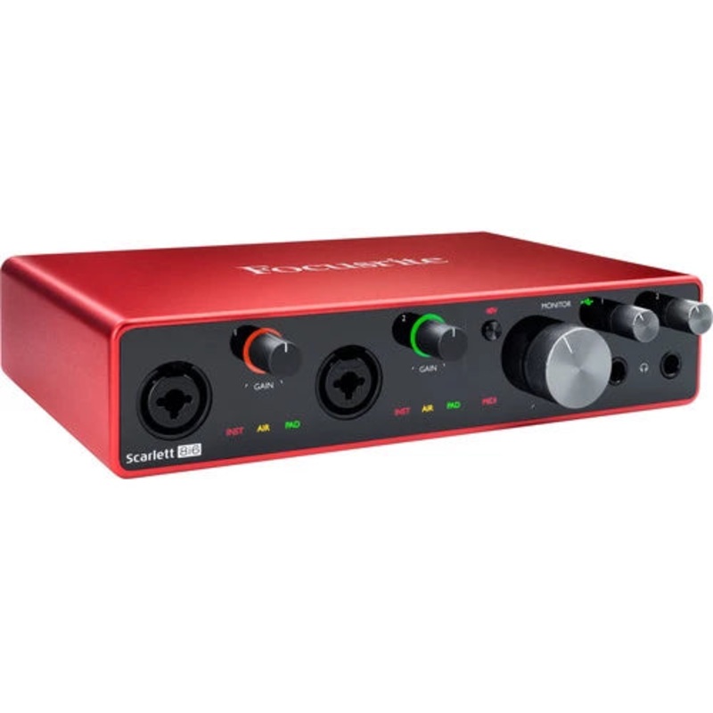 Focusrite Scarlett 8i6 8×6 USB Audio/MIDI Interface (3rd Generation)