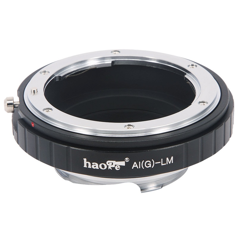 Haoge Lens Mount Adapter for Nikon Nikkor AI / AIS / G / D Lens to Leica M-mount Camera such as M240, M240P, M262, M3, M2, M1, M4, M5, CL, M6, MP, M7, M8, M9, M9-P, M Monochrom, M-E, M, M-P, M10, M-A