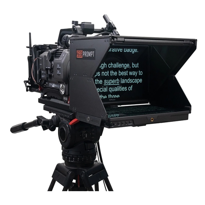 PrimeLight Design ZeePrompt ZP12 Professional One-Piece Folding Teleprompter (HDMI only)