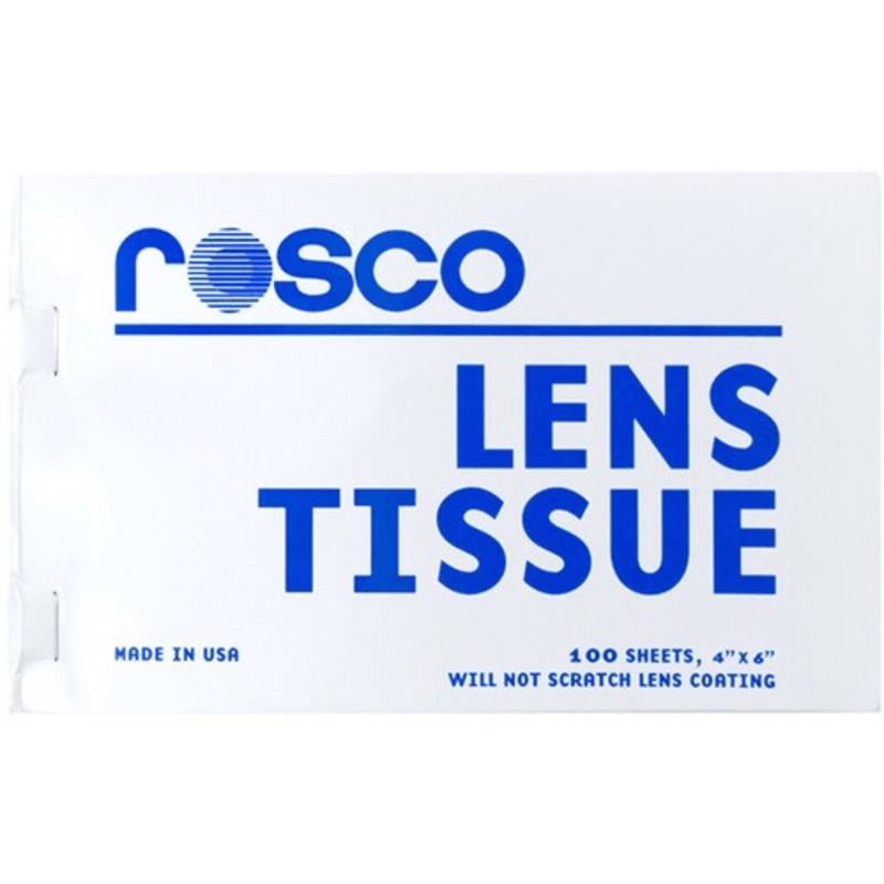 Rosco Lens Tissue Pad (100 Sheets, 4 x 6″)