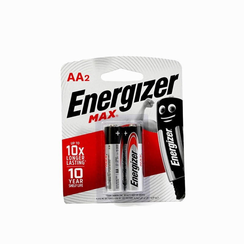 Energizer Alkaline batteries – AA [Pack Of 2]