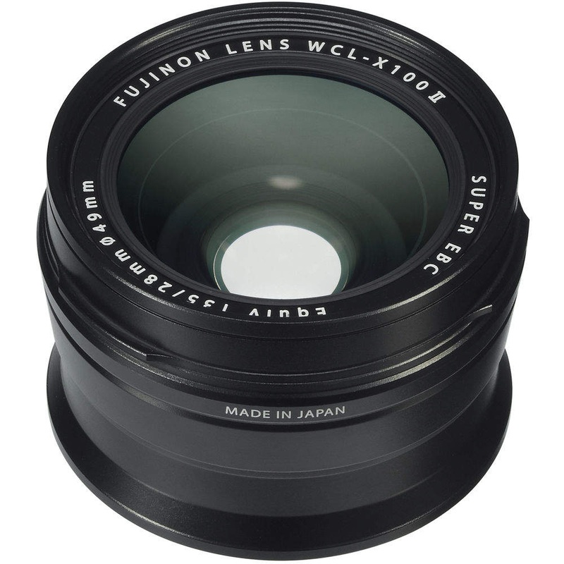 Fujifilm WCL-X100 II Wide Angle Conversion Lens For X100 Series – Black