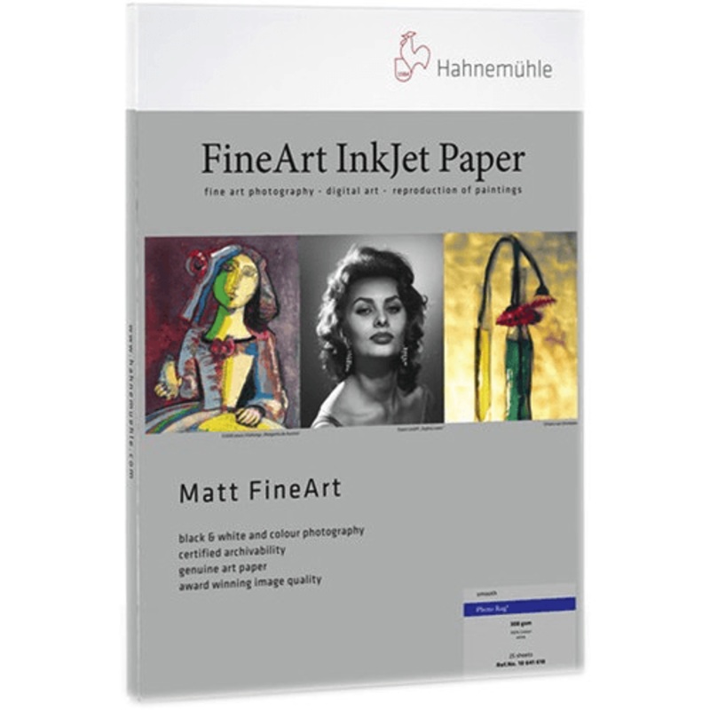 Hahnemuhle Photo Rag 308gsm 13″ x 19″ 25 Sheets