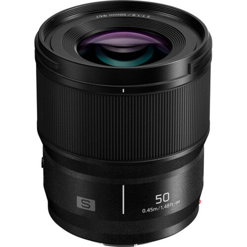 Panasonic Lumix S 50mm f/1.8 Lens Black Retail Box