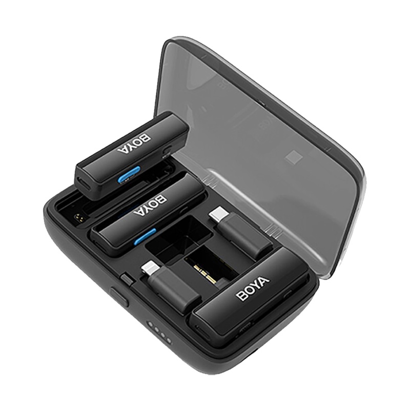 BOYA BOYALINK 2-Person All-in-One Wireless Microphone System with Interchangeable Connectors (2.4 GHz)