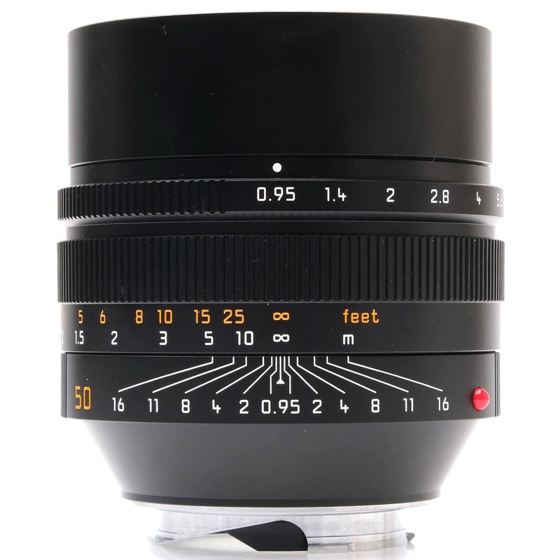 Leica 50mm f0.95 Noctilux-M Asph, Black, Boxed 4705023