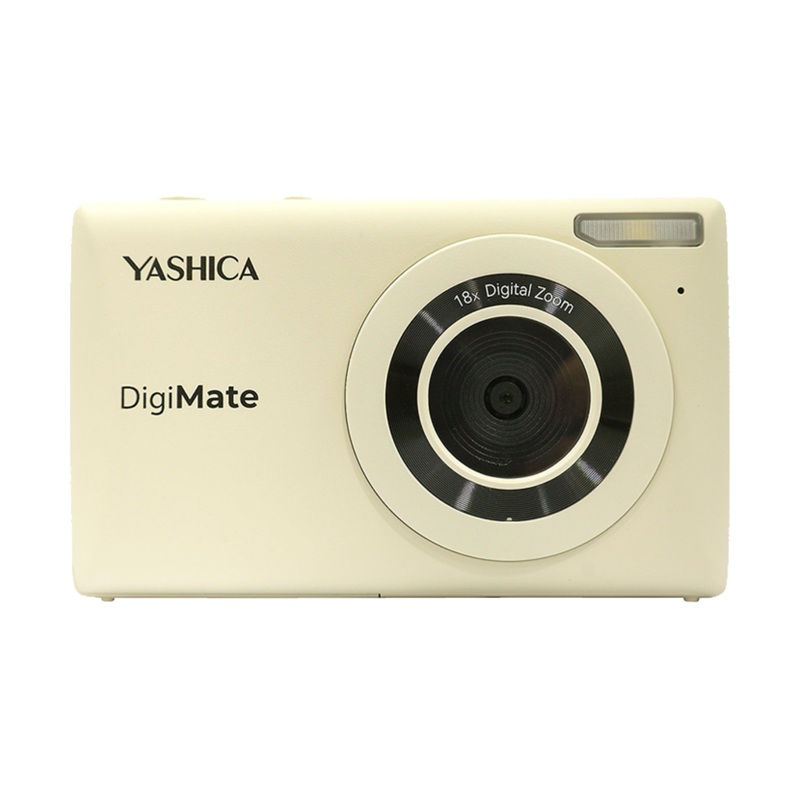 Yashica DigiMate Digital Compact Camera (Off-White)