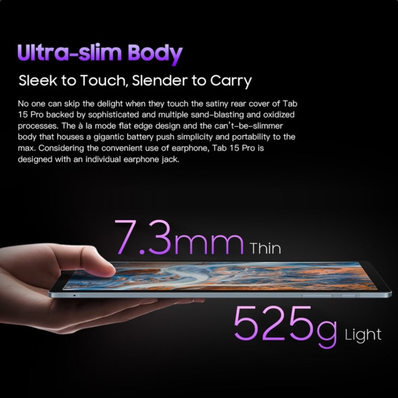 Blackview Tab 15 Pro LTE 10.5 inch 8GB+256GB Grey