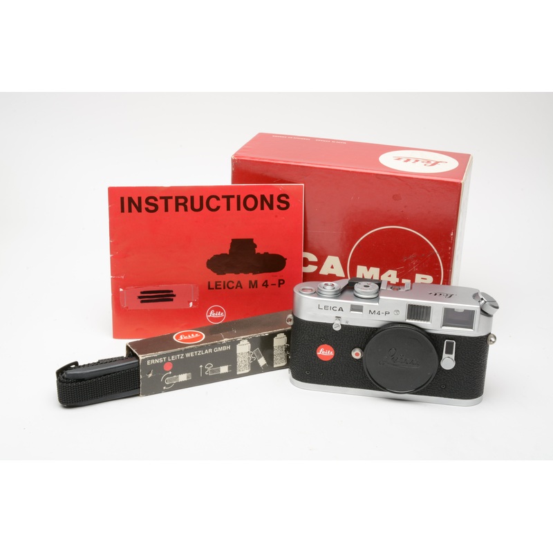 Leica  M4-P 70 JAHRE 1913-1983 Edition Chrome Rangefinder, CLA’d, Mint-, Boxed