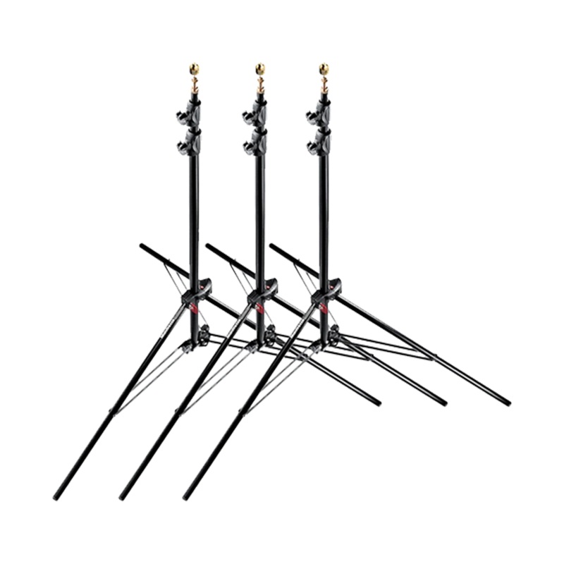 Manfrotto Alu Air-Cushioned Compact Stand Quick Stack 3-Pack