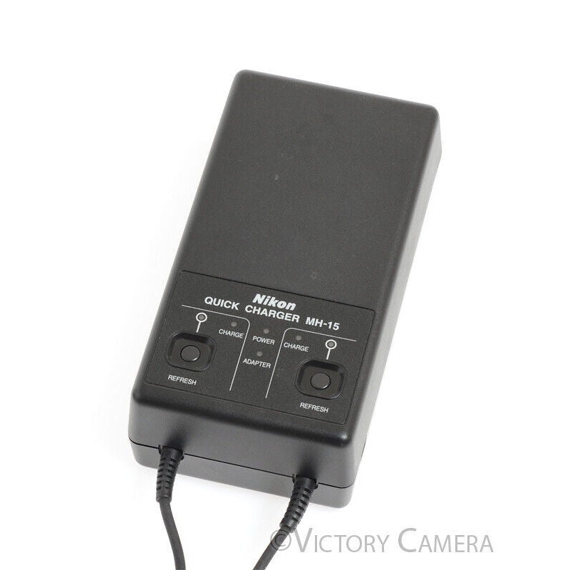 Nikon MH-15 Quick Charger for Nikon NiMH Battery Pack MN-15 for F100, D1 [EXC]