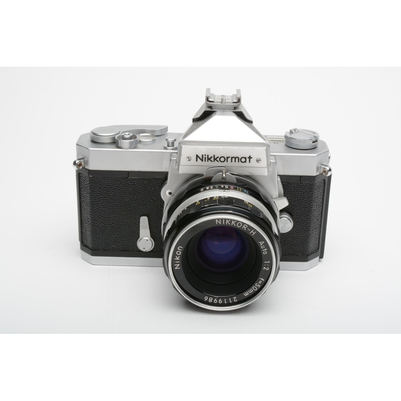 Nikon Nikkormat FT N 35mm SLR w/50mm f2, New Seals!  Nice and accurate